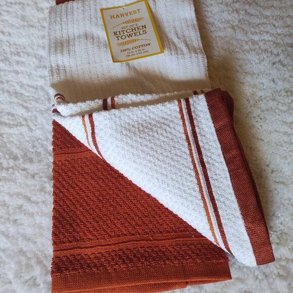 Autumn Kitchen Towel 2pc. Set with Free Gift - Picture 2 of 5